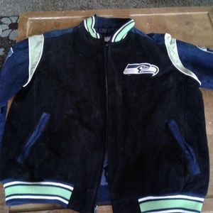 Seahawk suede xxl jacket